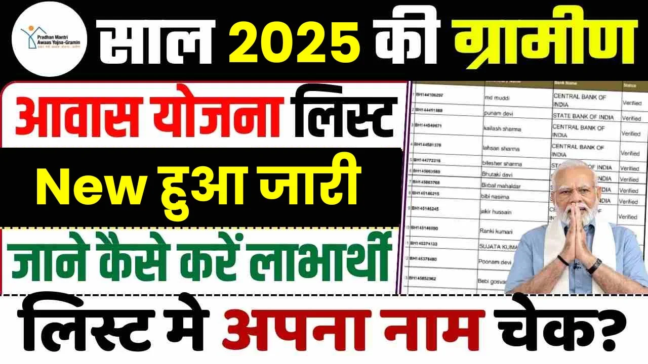 PM Awas Yojana Gramin List