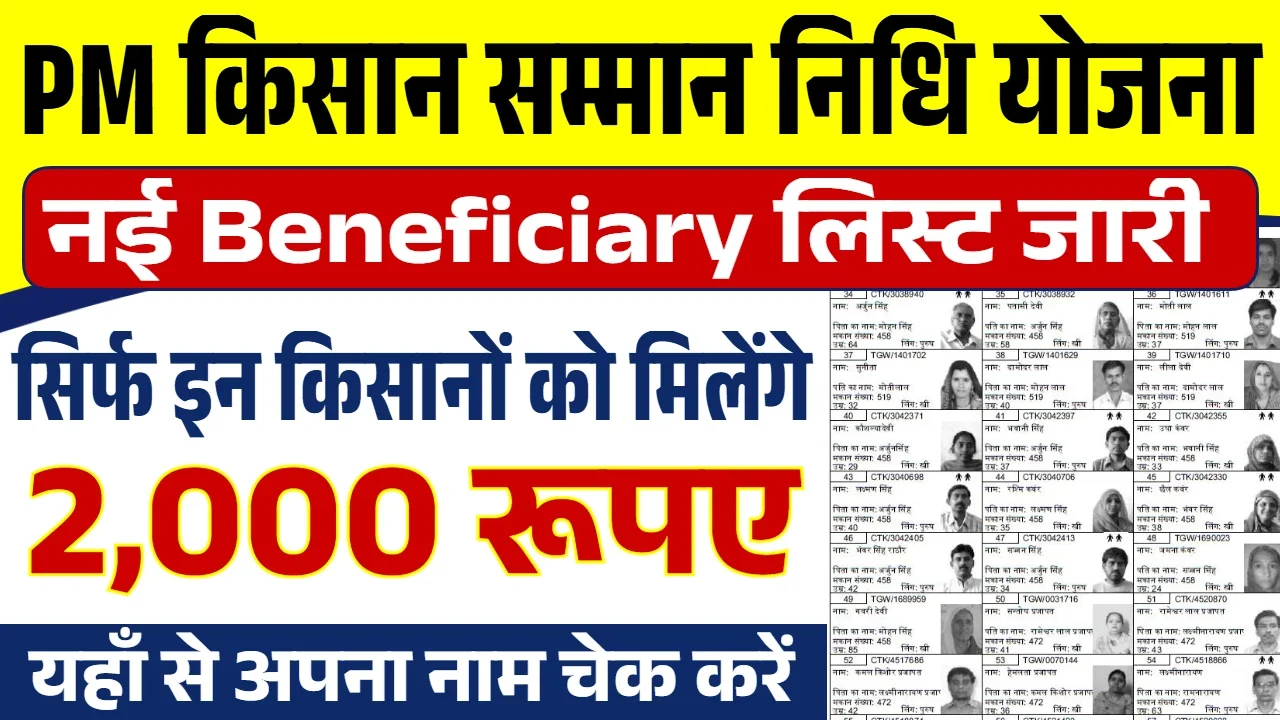 PM Kisan Yojana List